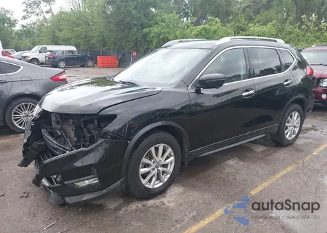 2017 Nissan Rogue Sv from USA, damaged, VIN KNMAT2MV3HP546047